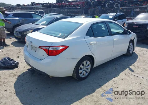 2016 Toyota Corolla Le z USA, uszkodzony, nr VIN 5YFBURHE6GP552104